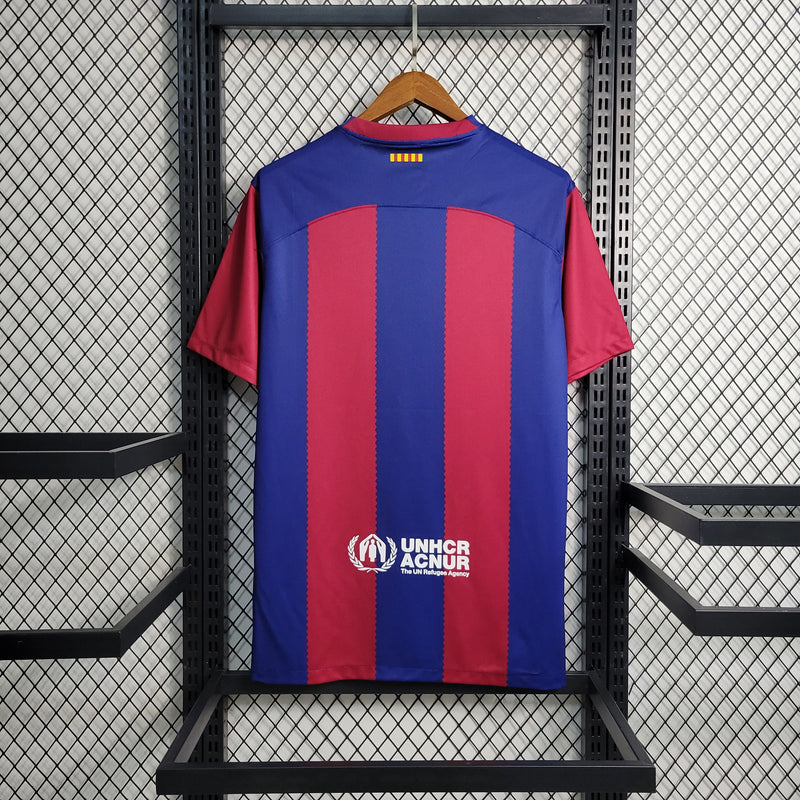 Camisa Barcelona Home 23/24 - Nike Torcedor Masculina - Lançamento - Pk_imports_01 