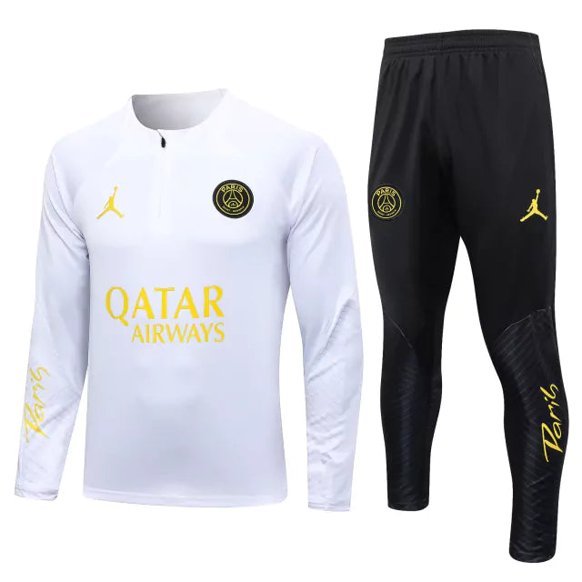 Conjunto de Treino Paris 23/24 Branco - Pk_imports_01 