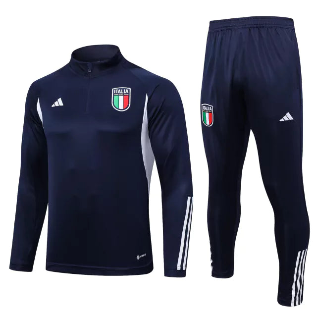 Conjunto de Treino Italia 23/24 Azul Safira - Pk_imports_01 