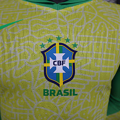 Camisa Brasil manga longa  24/25 Nike - Versão jogador lançamento